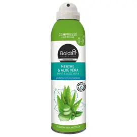 Destructeur d'odeurs compress&eacute; - Menthe & Alo&eacute; vera - 250ml - Boldair 