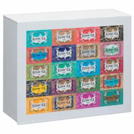 Bo&icirc;te de 100 sachets de th&eacute; Kusmi Tea Bio Assortis 