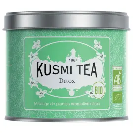 Bo&icirc;te de th&eacute; vrac 100g Kusmi Tea Bio Detox 