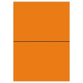 100 Planches d'&eacute;tiquettes L210xH148,5 mm 200 &eacute;tiq/ bo&icirc;te, orange vif 