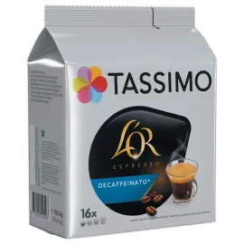 16 Doses Tassimo L'Or Espresso Decaffeinato 105,6g (16 T-discs) 