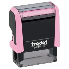 Tampon TRODAT Printy 4L Maxi 4911 personnalisable - Rose pastel 