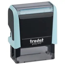 Tampon TRODAT Printy 5L Maxi 4912 personnalisable - Bleu pastel 