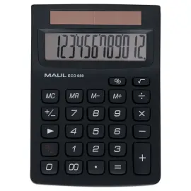 Calculatrice de bureau ECO 650, 12 chiffres 