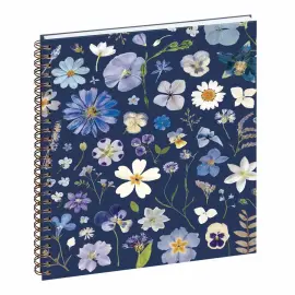 Agenda semainier Exacompta Chemin des Marettes - 18,5 x 22,5 cm - Bleu 