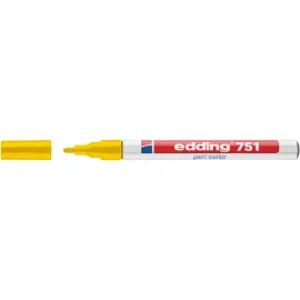 Marqueur peinture EDDING 751 - Pointe fine - jaune 