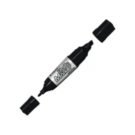 Double marqueur permanent BEGREEN PILOT - Pointe large et extra large 