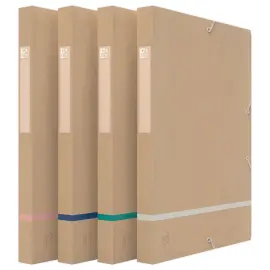 Boite de classement Touareg carte recycl&eacute;e - dos 2,5 cm - OXFORD 