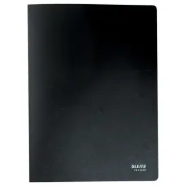 Prot&egrave;ge-documents - A4 en PP recycl&eacute; - 40 pochettes - Noir - LEITZ 