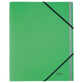 Trieur avec &eacute;lastiques - 12 touches- 100% recycl&eacute; - vert - LEITZ 