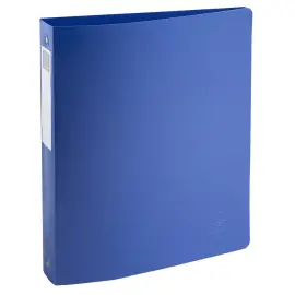 Classeur 4 anneaux 3 cm PP recycl&eacute; BeeBlue - Bleu marine 