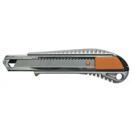 Cutter FISKARS M&eacute;tal Professionnel 18 mm - coloris m&eacute;tal 