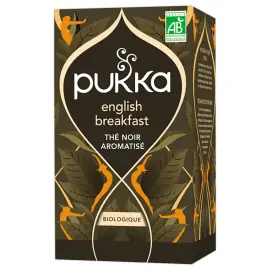 20 Sachets de th&eacute; noir bio - English Breakfast - Pukka 
