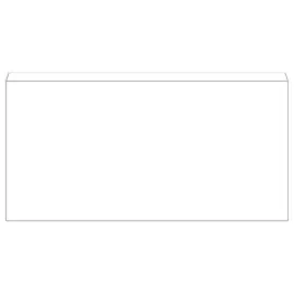 500 enveloppes blanches 114x229 80gr autocollantes Fiducial 