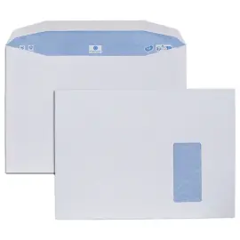 250 enveloppes blanches 229x324 90 g fen 105x50 gomm&eacute;e 