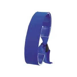 100 bracelets en tissu bleus 
