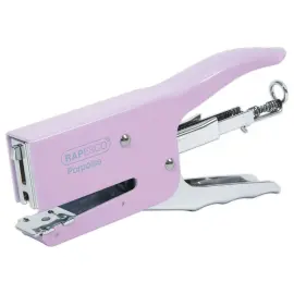 Agrafeuse pince m&eacute;tal  Porpoise 40 feuillles 24/6/8 & 26/6/8 - rose 