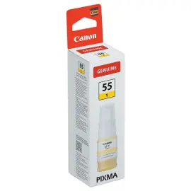Cartouche Jet d'encre rechargeable CANON GI-55 jaune 