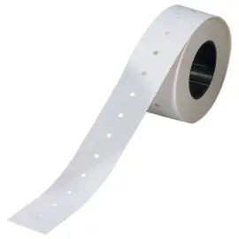 6 Rouleaux de 1000 &eacute;tiquettes 21x12mm blanc pour pince 146492 