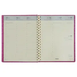 Agenda semainier Brepols TIMING Cube -17 x 22 cm - Assortis 