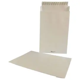 20 Pochettes TYVEK blanc ind&eacute;chirable 229x324 mm &agrave; soufflet 38 mm 