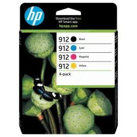 HP 912 cartouche d'encre 4 couleurs 6ZC74AE 