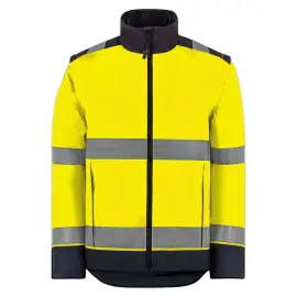 Gilet jaune haute visibilit&eacute; E-VISION - Label GRS - Taille 2XL - T2S 