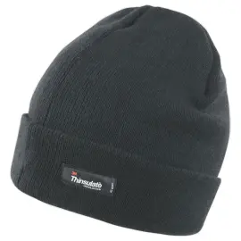 Bonnet en polaire Thinsulate - Noir - L&eacute;ger - TOP TEX 