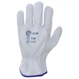12 Gants de manutention lourde 357001E NATUREL ERGOS - Taille 10 - RG 