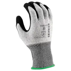 12 paires de gants manutention - mousse nitrile SANDY - gris/noir - Taille 6 - RG 