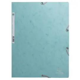 Chemises &eacute;lastiques 3 rabats Skandi - Bleu Givr&eacute; - EXACOMPTA 