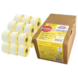 18 Rouleaux de 260 &eacute;tiquettes blanches 36x89 mm pour DYMO LW 450 
