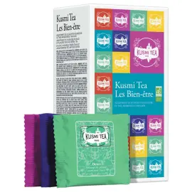 Coffret de 24 sachets de th&eacute;s et infusions Les Bien-&ecirc;tre bio 