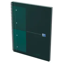 Cahier spirale Notebook A4+, 160p, 5x5, Oxford international Vert 