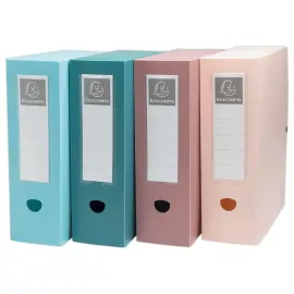 5 Bo&icirc;tes de classement SKANDI dos 10 cm - Assortis - EXACOMPTA 