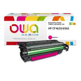 Toner &eacute;quivalent HP CF463X 22K - Magenta - Owa 