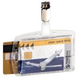 25 Porte-cartes magn&eacute;tiques avec clip - 2 cartes - DURABLE 