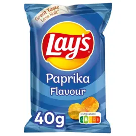 Lot de 20 CHIPS LAYS PAPRIKA 40GR 
