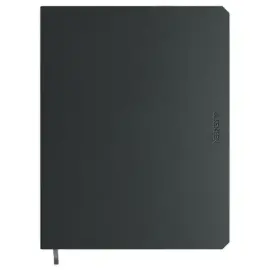 Carnet de Kempen large lign&eacute; Ashblack - Noir 