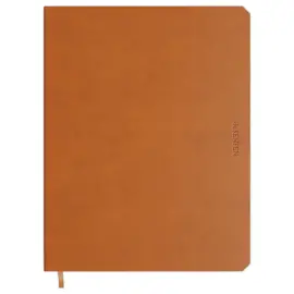 Carnet de Kempen large lign&eacute; Atlas - Brun 