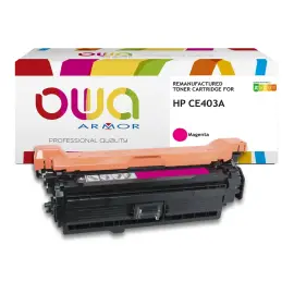 Toner &eacute;quivalent HP CE403A - Magenta - Owa 