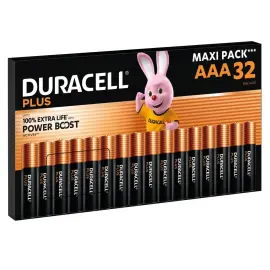 32 Piles Plus AAA - Duracell 