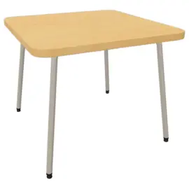 Table basse 55 x 55 pied gris 