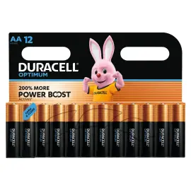 4 Piles Optimum AA - Duracell 