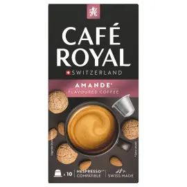 10 Capsules de caf&eacute; CAFE ROYAL Amande - Compatibles Nespresso 