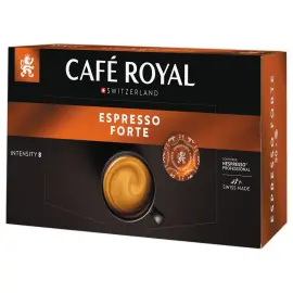 50 Capsules DISC caf&eacute; CAFE ROYAL Professionnel Espresso Bio 
