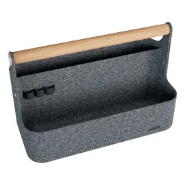 Organiseur de bureau portable - Avec poign&eacute;e -  Gris fonc&eacute; - Leitz 