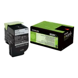 Toner 80C20K0 - Noir - Lexmark 