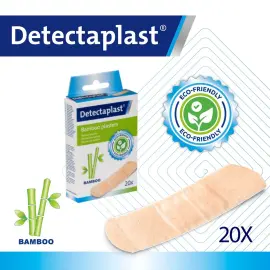20 Pansements bambous biod&eacute;gradables - Detectaplast 