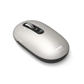 Souris sans fil PURE MAC - Bluetooth - Rechargeable - Beige - Port Connect 